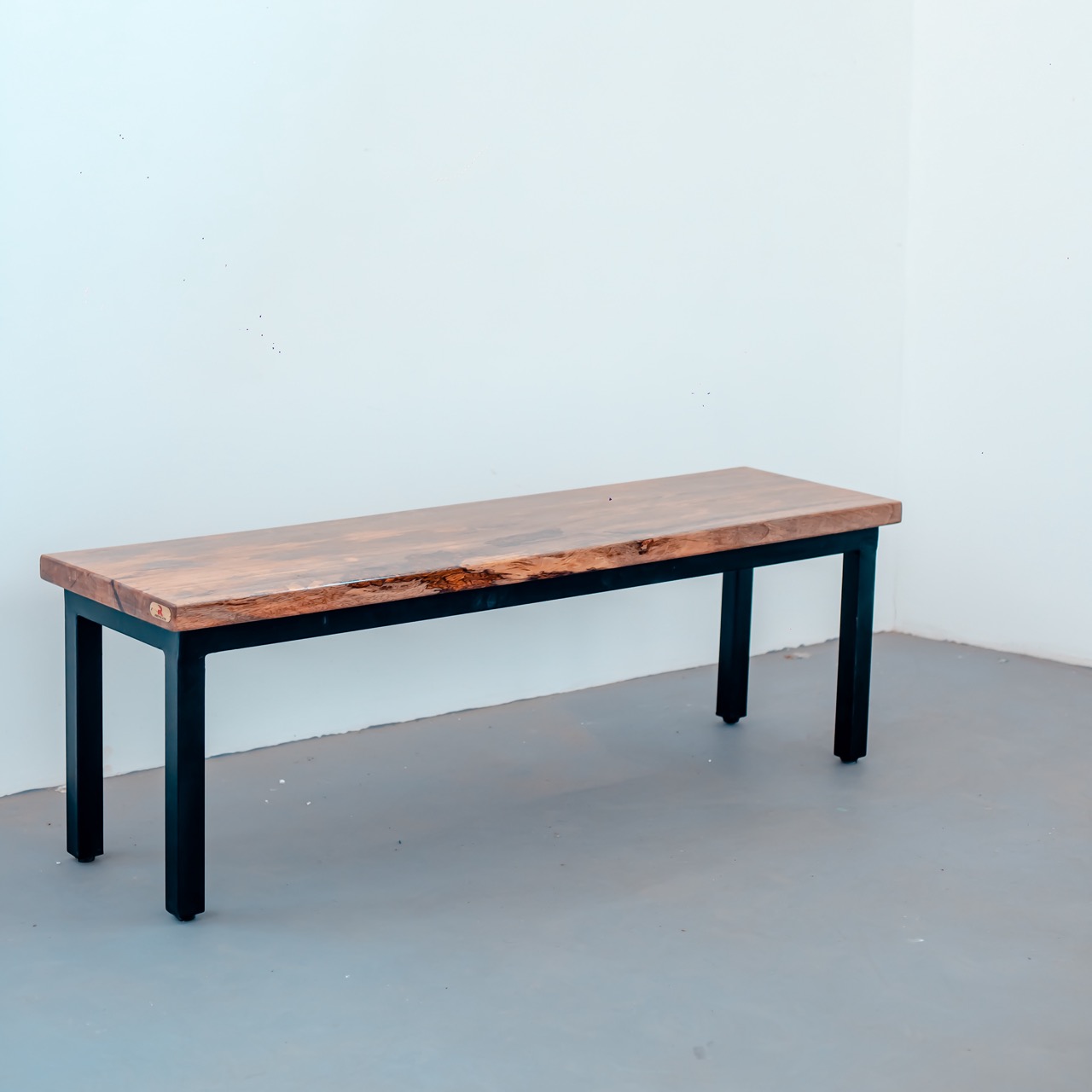 Bheri Metal And Wood Bench